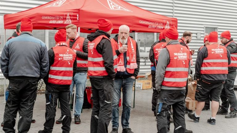Warnstreiks TWE Schmitz Textiles Markilus 11.03.2025
