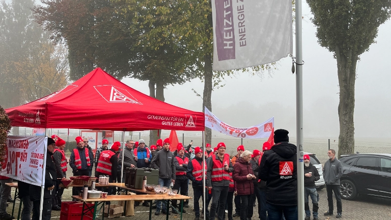 Warnstreik Interdomo 