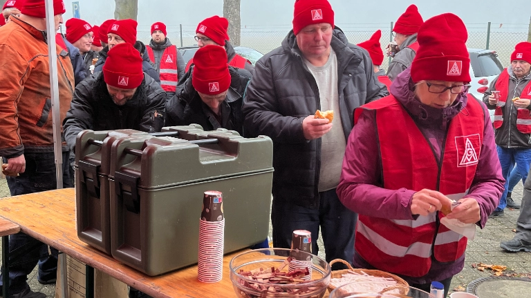 Warnstreik Interdomo 