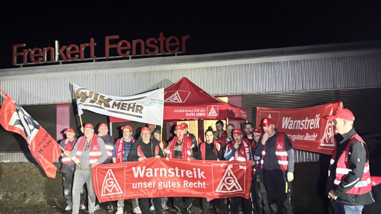 Warnstreik Frenkert