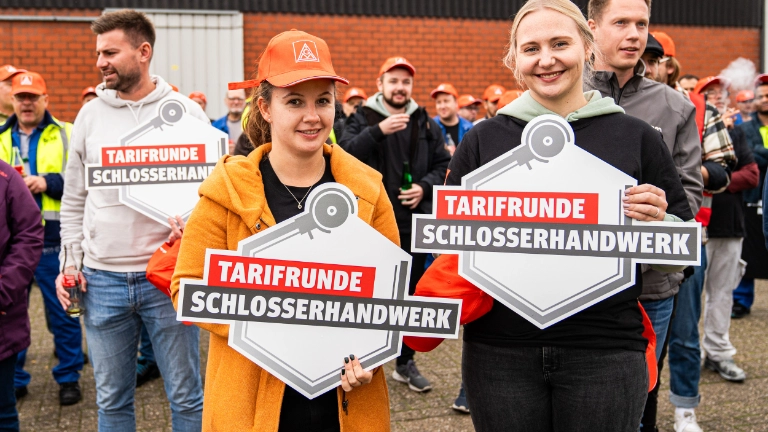 Warnstreiks Metallhandwerk NRW 2023