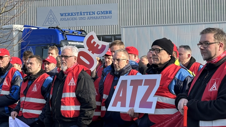 Warnstreik Werkstätten WKS 04.03.2025