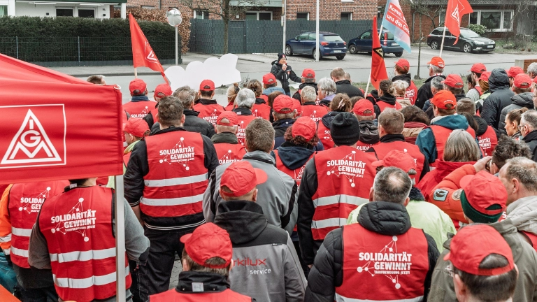 Warnstreiks TWE Schmitz Textiles Markilus 11.03.2025