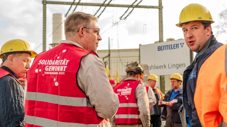 Warnstreik Benteler