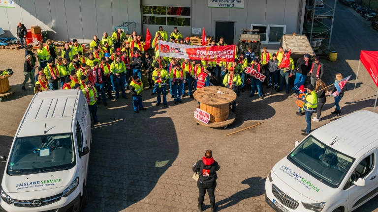Warnstreik Emsland Service 03.03.2025