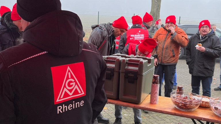 Warnstreik Interdomo 
