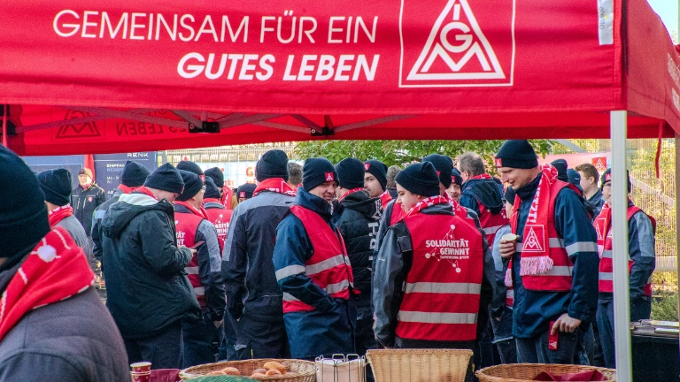 Warnstreik Renk