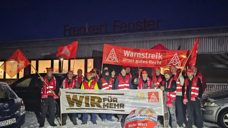 Warnstreik Frenkert