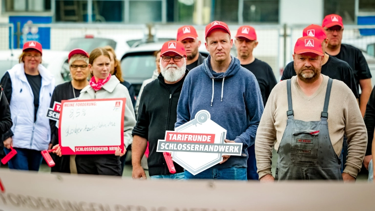 Warnstreiks Metallhandwerk NRW 2023