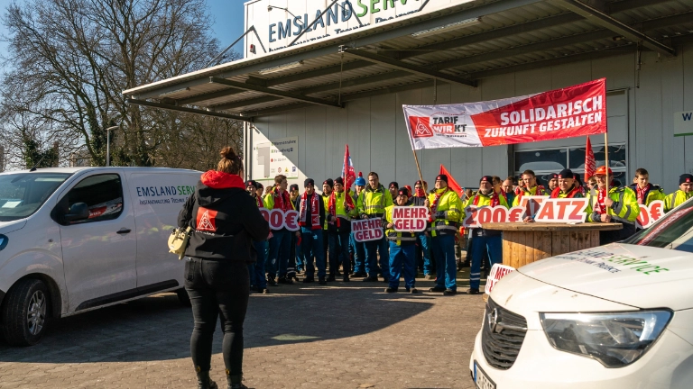Warnstreik Emsland Service 03.03.2025