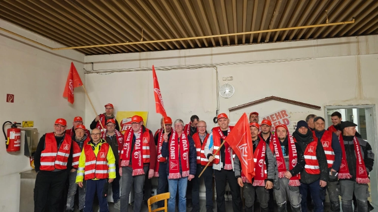 Warnstreik Frenkert
