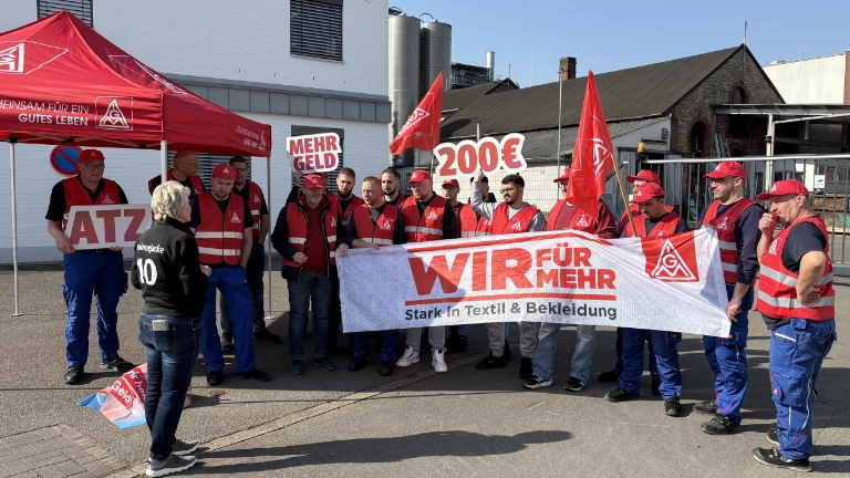 Warnstreiks Leco Gröning 10.03.2025