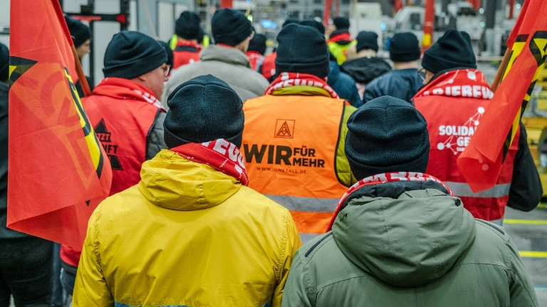 Warnstreik Renk