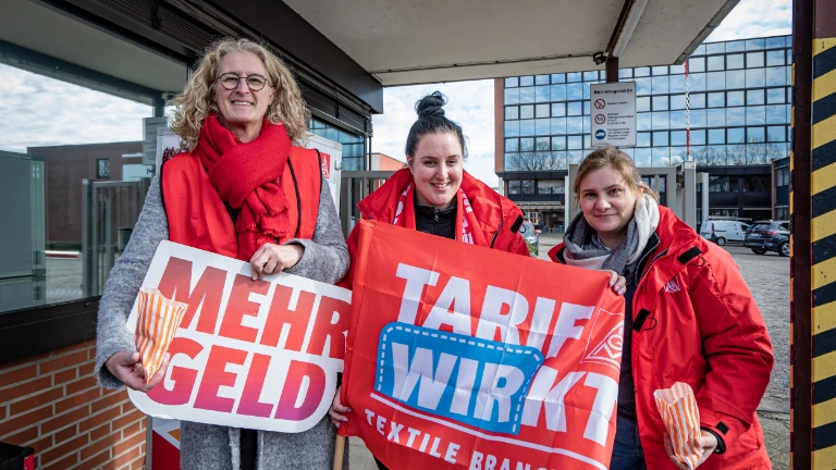 Textil-Bekleidung 2. Warnstreikwelle