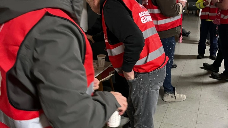 Warnstreik Frenkert