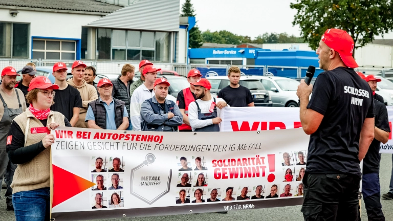 Warnstreiks Metallhandwerk NRW 2023