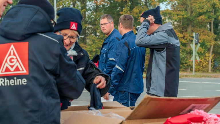 Warnstreik Renk