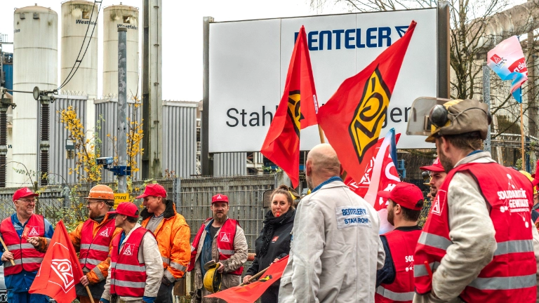 Warnstreik Benteler