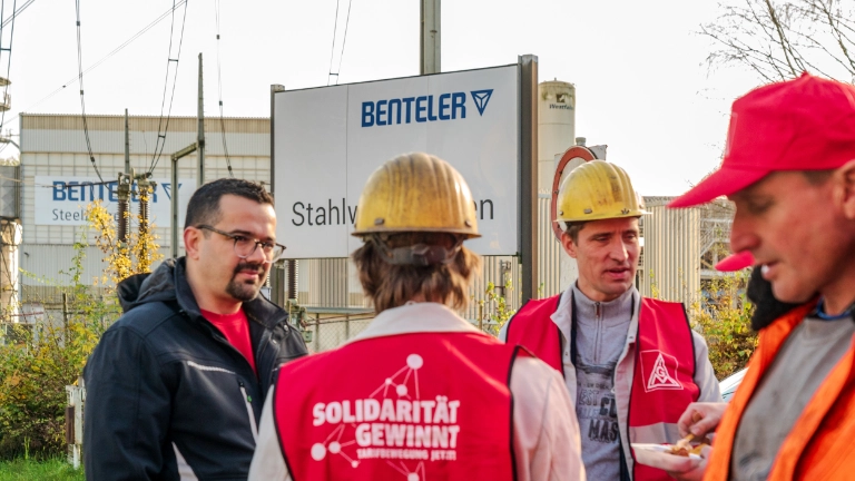 Warnstreik Benteler