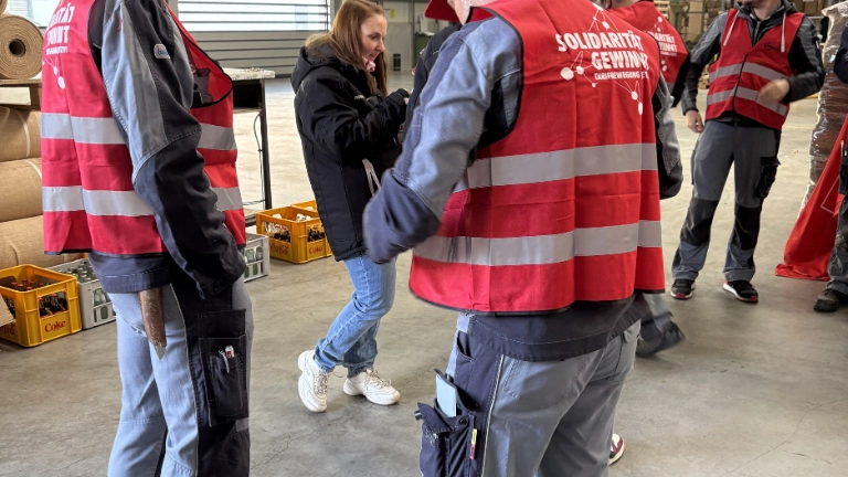 Warnstreiks Leco Gröning 10.03.2025