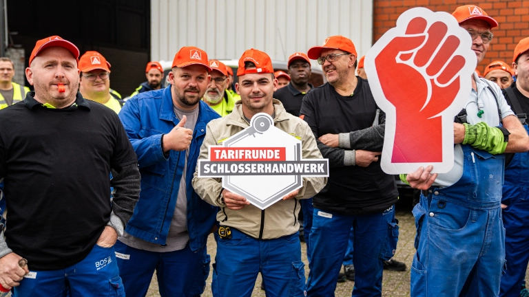 Warnstreiks Metallhandwerk NRW 2023