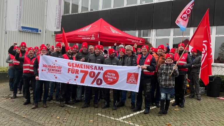 Warnstreik Interdomo 