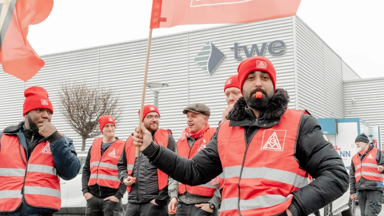 Warnstreiks TWE Schmitz Textiles Markilus 11.03.2025