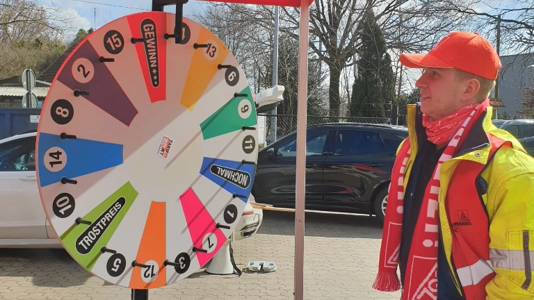 Textil-Bekleidung 2. Warnstreikwelle