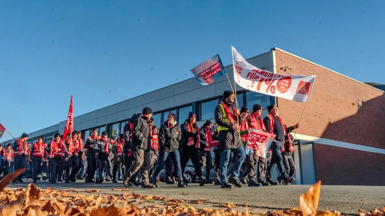 Warnstreik Renk