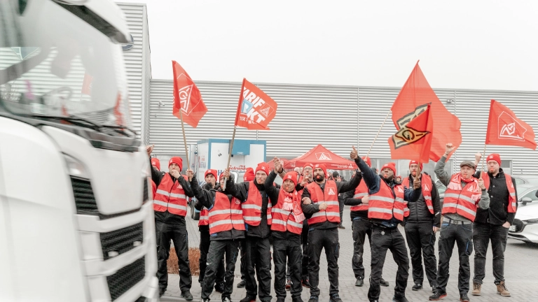 Warnstreiks TWE Schmitz Textiles Markilus 11.03.2025