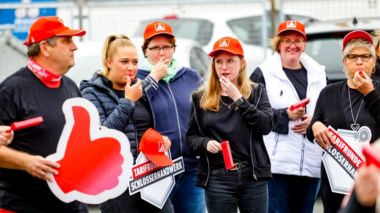 Warnstreiks Metallhandwerk NRW 2023