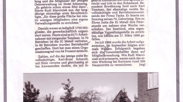 60 Jahre IG Metall Rheine