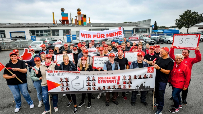 Warnstreiks Metallhandwerk NRW 2023