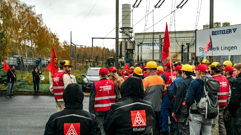 Warnstreik Benteler