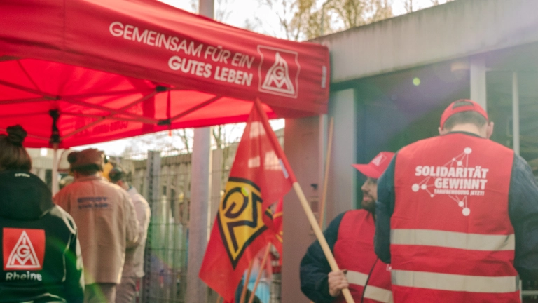 Warnstreik Benteler