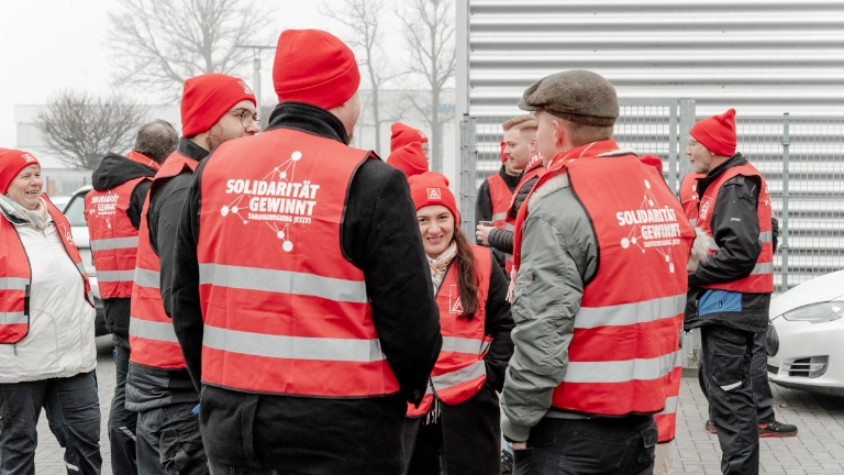 Warnstreiks TWE Schmitz Textiles Markilus 11.03.2025