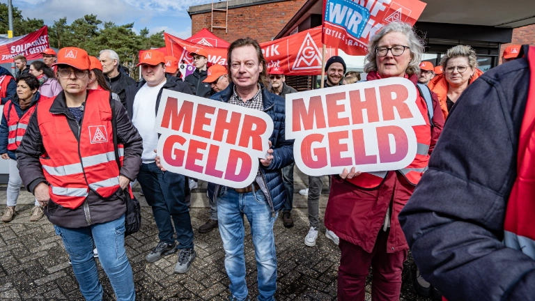 Textil-Bekleidung 2. Warnstreikwelle