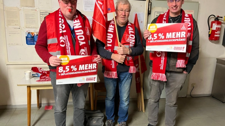 Warnstreik Frenkert