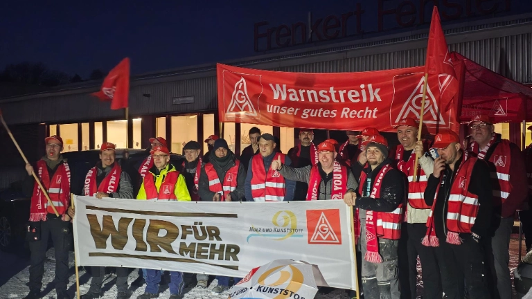 Warnstreik Frenkert