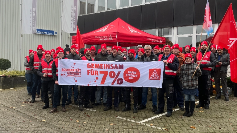 Warnstreik Interdomo 