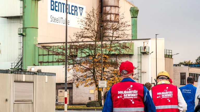 Warnstreik Benteler