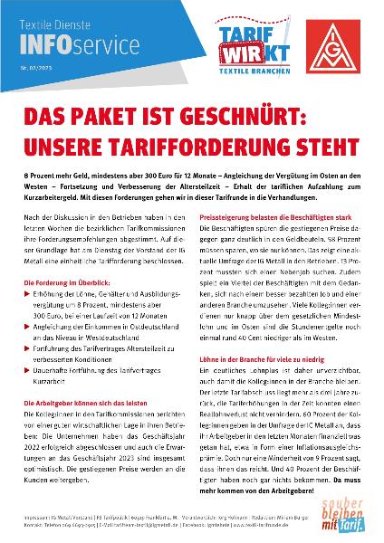 INFOservice Textile Dienste 02.2023