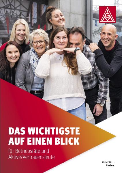 Arbeitshilfe Leistungen IG Metall Rheine