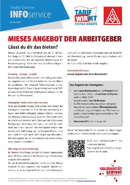 INFOservice Textile Dienste 04.2025