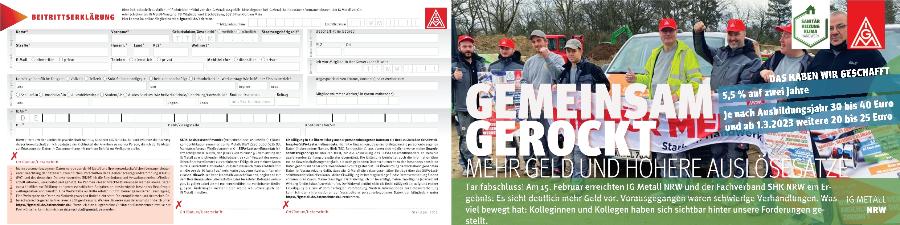 Ergebniskarte SHK-Handwerk NRW 2022
