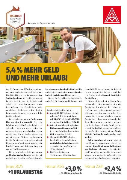 Tischler Flugblatt 09.2024